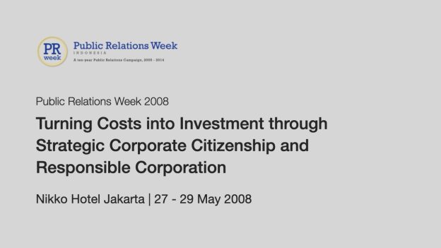 PR Week Indonesia 2008