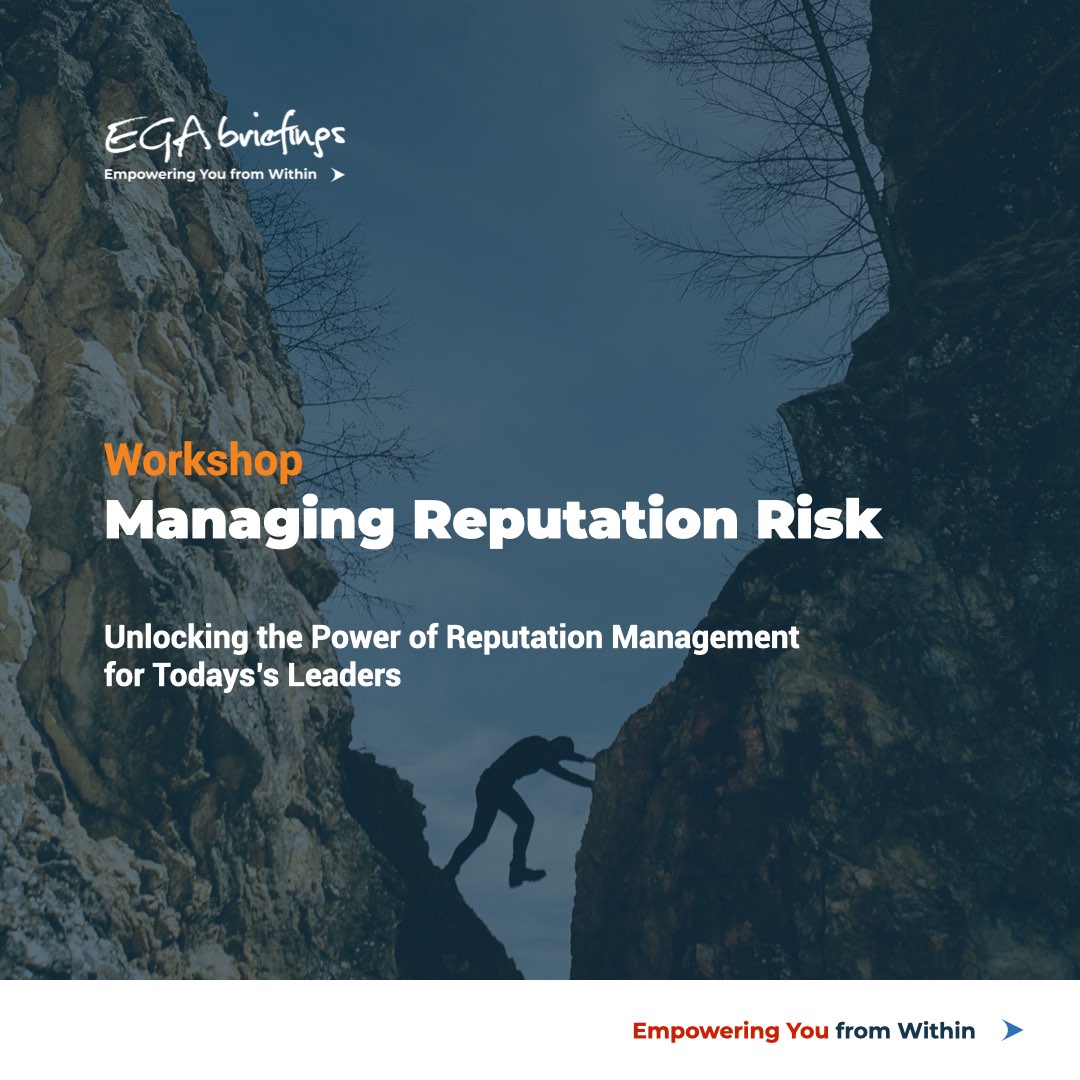 Workshop: Managing Reputation Risk